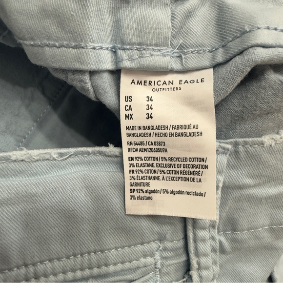 American Eagle Outfitters Blue Flex Shorts Size 34 Mens - Picture 6 of 6